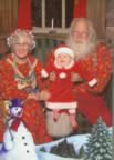 Telling Mr. & Mrs. Claus what I want for Christmas. (82kb)